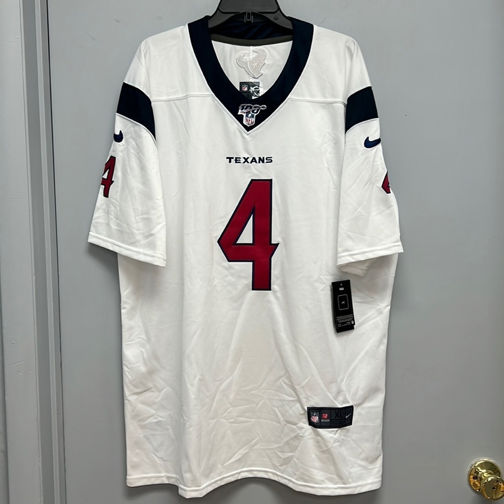 NWT Nike Houston Texans Deshaun Watson #4 Football Jersey Size XL